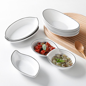 Xiangyuan <b>melamine</b> tableware <b>plates</b>, commercial snack dishes, cold dish platters, cold <b>plate</b> dishes, small <b>plates</b>, vegetable - Product Image 2