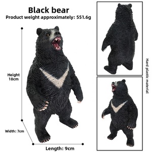 Figurines d'animaux réalistes : Léopard des neiges, Ours, Lion, Léopard, Panda – Statues d'animaux sauvages, Jouets éducatifs pour enfants - Product Image 5