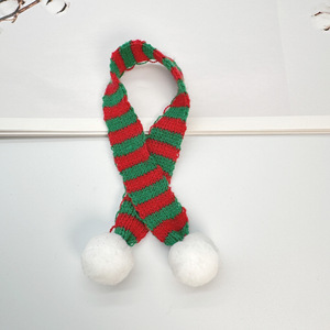 Mini bufanda navideña de 30 cm, peluche, bufanda pequeña y linda, decoración navideña, bufanda tejida con hilo, ambiente navideño - Product Image 5