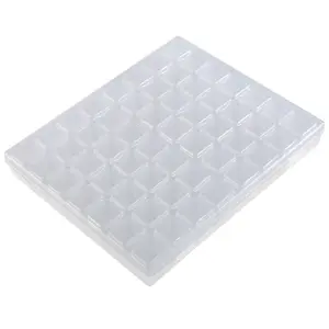 Herramientas de pintura de diamante 5D, caja de almacenamiento de 28 rejillas, conjunto de pintura de diamante para diamantes, piezas de maquillaje pequeñas