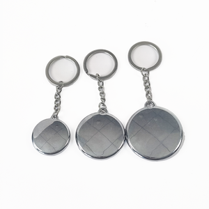 Porte-clés électrolytique 25/32/37mm Matériau d'insigne de bouton latéral unique pour la décoration - Product Image 2