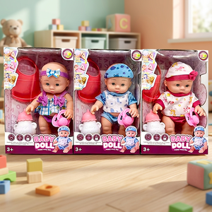 Muñeca de Vinilo Educativa de 10 Pulgadas con Sonidos, Babero, Chupete y Biberón para el Desarrollo en la Primera Infancia - Product Image 1