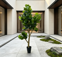 Marché en ligne chinois : Plantes et arbres artificiels réalistes, feuillage d'intérieur, arbre artificiel moderne pour la décoration de la maison et du jardin