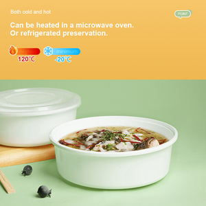 Contenants jetables en PP <span class=keywords><strong>de</strong></span> qualité alimentaire pour congélateur (110 oz) avec couvercle micro-ondable pour traiteur et épicerie - Product Image 2