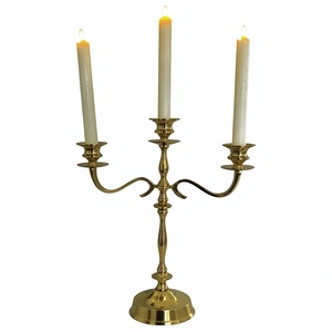 Decorative 3 Arms <b>Candelabra</b> For Table Display Heat Resistance Eco Friendly Candle Holder Wedding Modern Home Decor items - Product Image 1