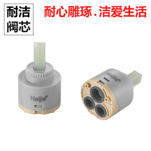 Vente en gros d'usine, noyau de valve en céramique de 40 mm à 180 degrés, robinet solaire de style moderne, étanchéité pour salle de bain, eau chaude et froide - Product Image 3