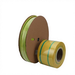 Geelgroene dubbele kleur krimpkous aardingsdraadbuis 4MM - Product Image 2