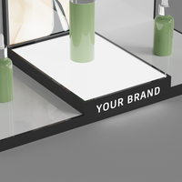 Conception personnalisée Présentoir publicitaire de comptoir avec LED pour cosmétiques maquillage et parfum en acrylique à vendre