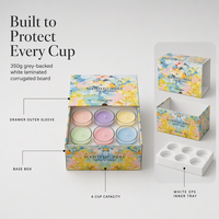 Coffret Cadeau de Bougies Parfumées – 6 Bougies en Verre pour Mariages, Décoration d'Intérieur, Logo Personnalisé, Vente en Gros