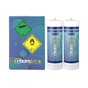 Creamjet France Stock Livraison Rapide 2pack/boîte Cylindre de gaz pour crème fouettée CO2/N2 Outils pour desserts Réservoir de gaz - Product Image 1
