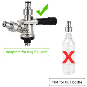Adaptateur de raccord de fût Sankey en acier inoxydable 304, filetage G5/8, kit de conversion à déconnexion rapide pour fût de bière, raccords pour <span class=keywords><strong>gaz</strong></span> et liquides - Product Image 5