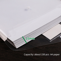 PP A4 enveloppe dossier organisateur de documents médicaux assortis coloré dossier de fichiers avec bouton pression