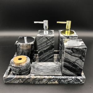 Ensemble d'accessoires de toilette en marbre en gros - Product Image 6