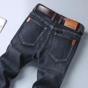 Nuovi Jeans Uomo Saldi Primavera Autunno Vestibilità Straight Stretch Pantaloni Casual <span class=keywords><strong>Moda</strong></span> Giovanile Pantaloni Lunghi - Product Image 2