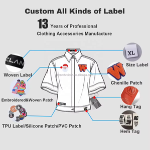 Patchs personnalisés sans minimum de commande, lettres brodées sur ordinateur, style dessin animé, en polyester thermocollant, pour logo et nom - Product Image 2