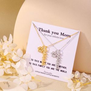 Collares de Plata de Ley con Circonita 5A, Joyería en Capas Dylam, Chapado en Oro de 18K, Iniciales de Amor, Regalos para el Día de la Madre - Product Image 3