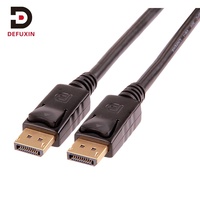 Câble DFX 4K 60Hz de 1,8 m à 10 m avec attaches sécurisées, cordon DP pour ordinateur graphique, station de travail, projecteur, moniteur, écran