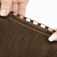 Nouvelles Tendances : Extensions de Cheveux Vierges Européens, Trame en Dentelle Invisible Naturelle, Nouvelle Trame Genius Weft