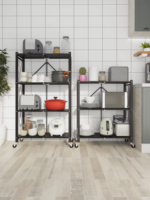Étagère pliante étagères de rangement étagères métal roulant étagère pliante de haute qualité 3/4/5 couches