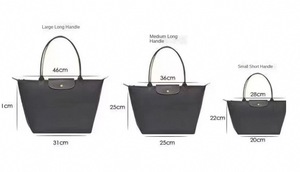 Bolso de Mano Tipo Dumpling de Cuero Genuino y Nailon, Marca de Diseño LY, Edición Dragón Francés 70 Aniversario, Impermeable, con Cierre - Product Image 4