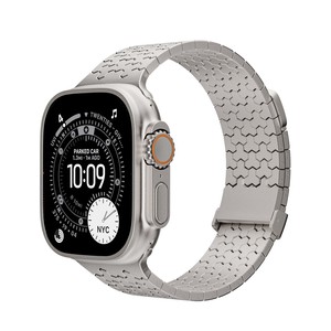 Correa para Apple Watch, correa metálica magnética S9 para <span class=keywords><strong>iWatch</strong></span>, nuevo modelo Ultra3, correa de acero inoxidable para reloj inteligente Apple Watch - Product Image 6