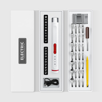 Kit d'outils de tournevis électrique de précision sans fil SURPRISE, batterie rechargeable, poignée en plastique magnétique, bricolage, travail de qualité