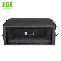 Vente directe d'usine double système de réseau de haut-parleurs audio professionnel passif de 8/10 pouces avec amplificateur pour un plus grand spectacle en plein air