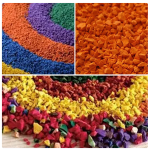 Gránulos de caucho EPDM de bajo rebote CNMI para caminos de ocio - Product Image 1