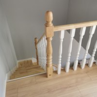 Escaliers en bois massif sur mesure pour appartement loft, villa, maison - Vente directe d'usine