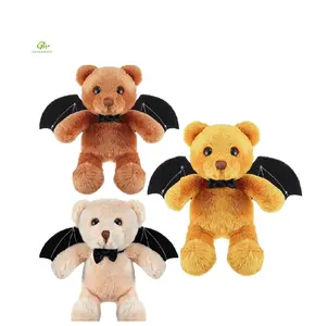 Greenmart Halloween Stuffed Animal Plush Toy Custom Design Teddy Bear Witch Pumpkin Stuffed Toy Gift S Baby For Kids