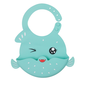 BPA free FDA food grade waterproof windshield easily <span class=keywords><strong>Ramasse</strong></span>-<span class=keywords><strong>miettes</strong></span> design girl and boy baby Silicone bibs - Product Image 4