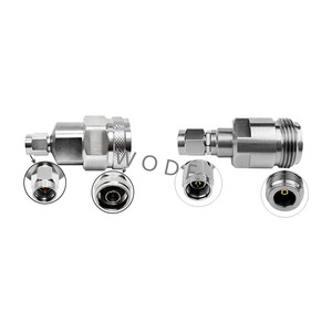 Adaptador de acero inoxidable RF Conector coaxial de alta frecuencia Adaptador de prueba 18G N Macho/<span class=keywords><strong>Jack</strong></span> a convertidor coaxial de enchufe de 3,5mm - Product Image 2