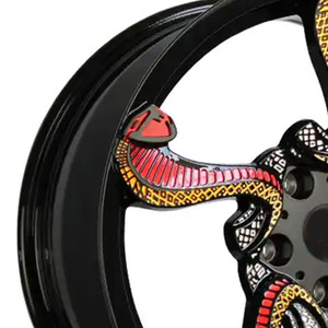 Rines de Aleación de Lujo Personalizados para Autos, Diseño de Radios de Serpiente, Pieza Automotriz de 19, 20, 21, 22 y <span class=keywords><strong>24</strong></span> Pulgadas para Ford Mustang, Ferrari, Porsche, McLaren - Product Image 4