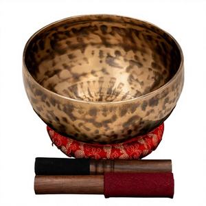 Cuencos Tibetanos de Acero Inoxidable Pulido para Sanación Espiritual, Sonido de Larga Duración, Forjados a Mano, para Meditación, Yoga, Terapia de Sonido - Product Image 1