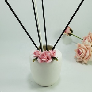 Thân Thiện Với Môi Tùy Chỉnh Gốm Hương Thơm Khuếch Tán Chai Phong Cách Sứ Hoa Khuếch Tán Tinh Dầu Xe Hương Thơm Không Khí Tươi Quà Tặng - Product Image 2