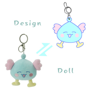 Adorables Peluches Personalizados de <span class=keywords><strong>Manga</strong></span>, Muñecos de Peluche con Llavero Personalizados, Muñecos de Peluche Pequeños con Llavero, Personalización para Regalos Artesanales - Product Image 6