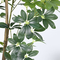 NINI Vente Chaude Plantes Vertes Artificielles Haut de Gamme de Luxe pour Extérieur, Personnalisées, en Bois de Pied-de-Poule, pour Décoration Maison et Hôtel
