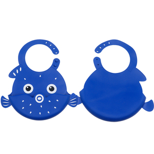 BPA free FDA food grade waterproof windshield easily <span class=keywords><strong>Ramasse</strong></span>-<span class=keywords><strong>miettes</strong></span> design girl and boy baby Silicone bibs - Product Image 3