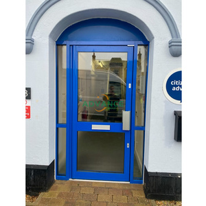 <span class=keywords><strong>Porte</strong></span> <span class=keywords><strong>d</strong></span>'<span class=keywords><strong>entrée</strong></span> commerciale à double vitrage en aluminium pour supermarché moderne avec poignée longue - Product Image 6