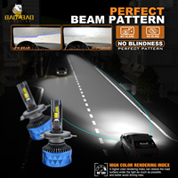 Ampoule de phare LED pour voiture 360W 70000LM 6000K haute luminosité 24V H4, ajustement universel personnalisé, H1 H7 H11 9005 9006 H13, étanche