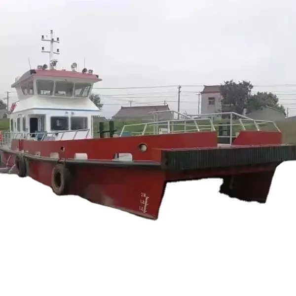 Sale of used 20-meter 12 PAX coastal steel catamaran traffic boat built in 2019