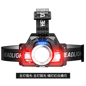 Lampe frontale Skywolfeye Zoom 2000mAh rechargeable à LED, orientable, pour la pêche, l'exploitation minière et les activités de plein air - Product Image 5