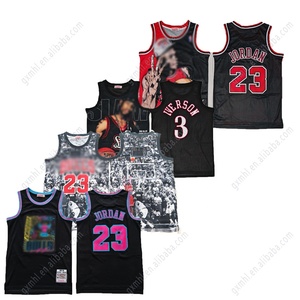Nouveau maillot de basket-ball brodé <span class=keywords><strong>Curry</strong></span> Bryant Iverson Flagg Lamelo Ball Kevin Durant Antetokounmpo James Broderie uniforme - Product Image 1