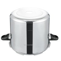 Casserole à pression en alliage d'aluminium de 23 litres, poignée courte en bakélite noire, écologique, qualité alimentaire, haute qualité, pour la maison