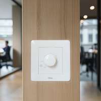 Interruptor de pared MGA de alta calidad y estándar, moderno y sencillo, de 300W y 5 velocidades.