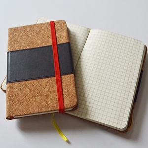 Mini A6 High Quality Cork Pu Leather Hard Cover Planner <strong>Perfect</strong> <strong>Binding</strong> Agenda Business Giveaway Gift <strong>Notebook</strong> with Pen - Product Image 5