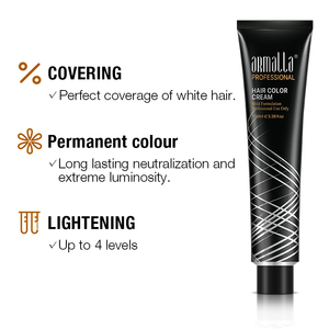 Armalla Professional Crema Colorante Permanente per Capelli a Basso Contenuto di <span class=keywords><strong>Ammoniaca</strong></span>, Polvere Decolorante e Sviluppatore - Product Image 2