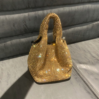 Sac à main de luxe Boshiho, marques de créateurs célèbres, pochette brillante en strass, sac à main en cristal diamant