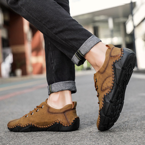 Giày Thể Thao Nam Phong Cách Đi Bộ Cơ Bản Giày Thường Ngày Thoáng Khí Da Thật Bán Chạy Cho Nam - Product Image 5