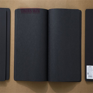 Il Design più venduto nero con costellazione vuota di disegno taccuino blocco note 2641 bianco - Product Image 6